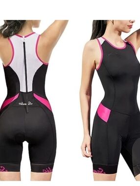 Santic Triathlon-Suit One-Piece Sleeveless Tri-Suit Laege